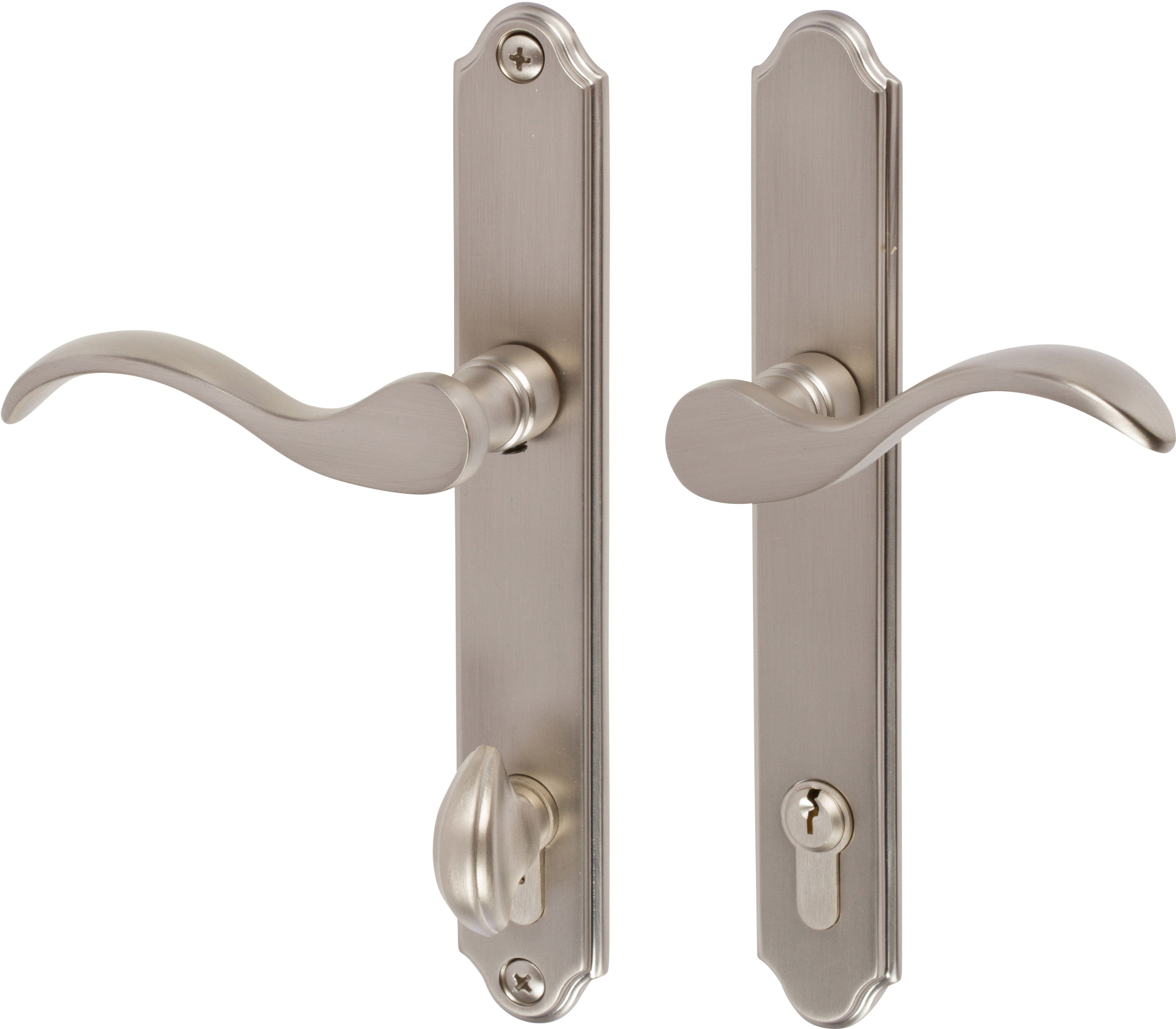 Brushed Nickel Multipoint Door Handles