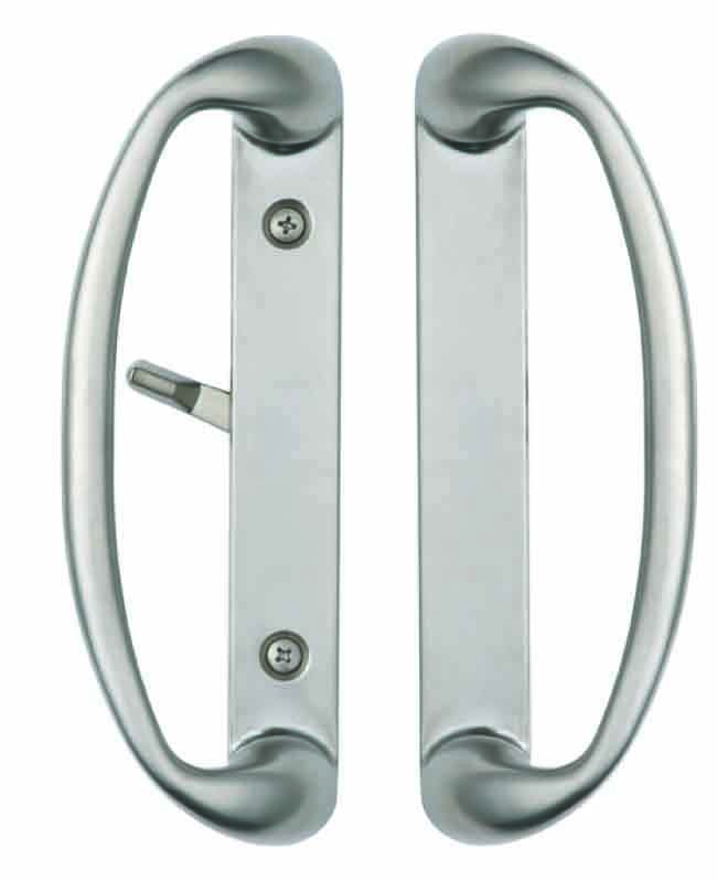 Sonoma Sliding door handle set in Brushed Nickel
