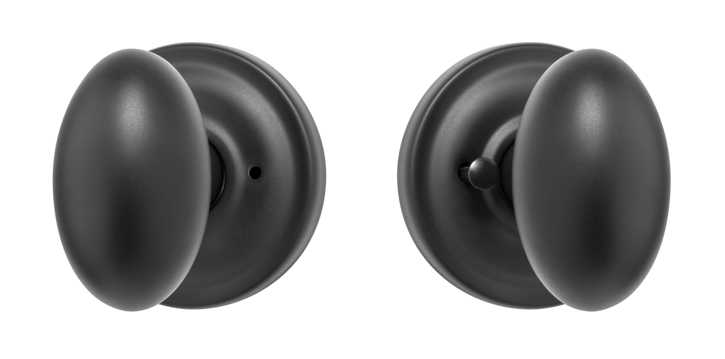 Helmsley Oval Door Knob Privacy Set in Oil Rubbed Bronze