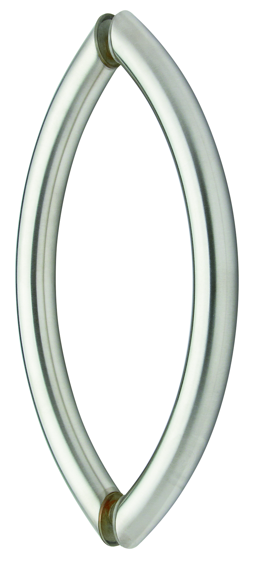 shower door handles in brushed nickel finish