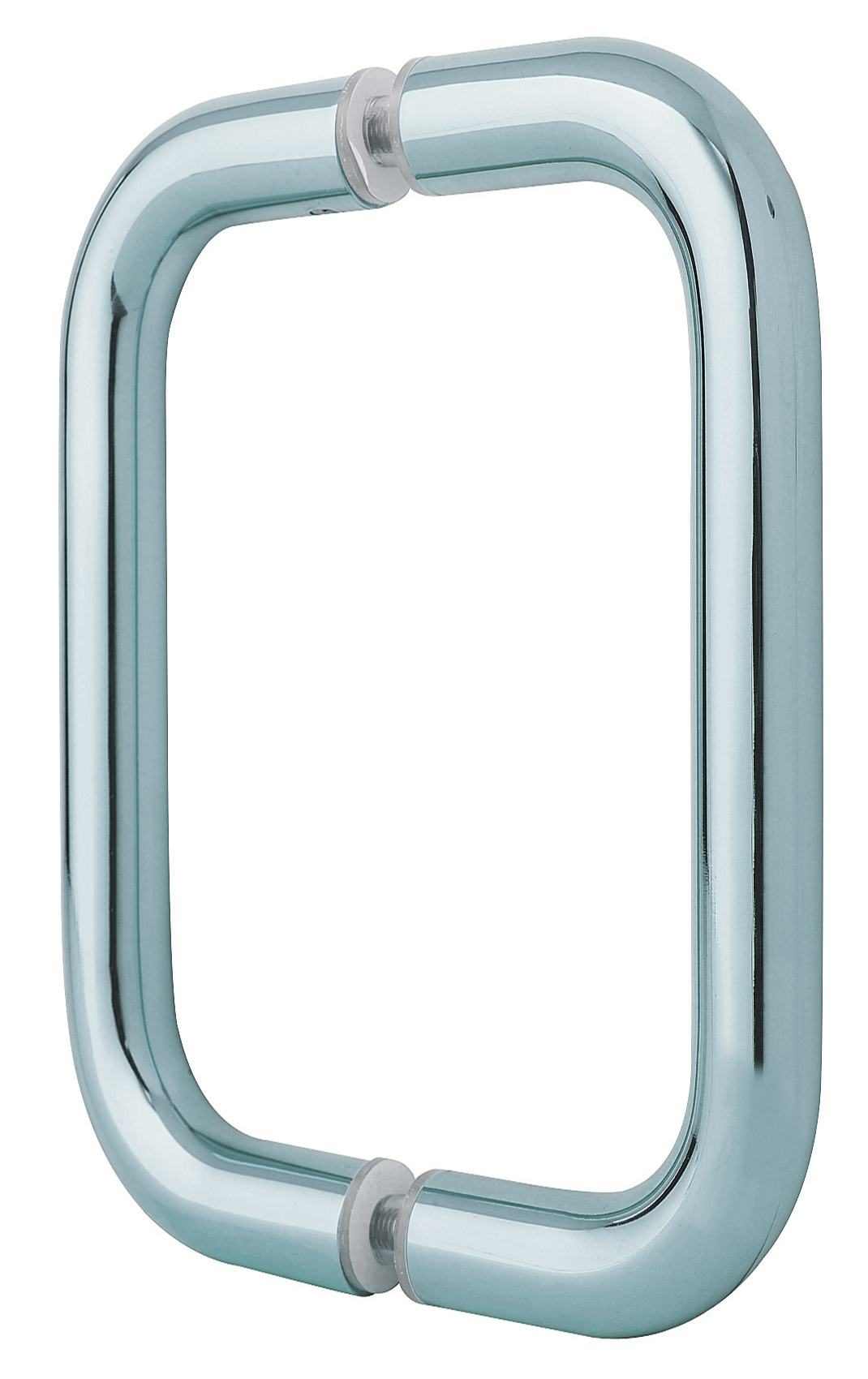 shower door pull handles in chrome finish