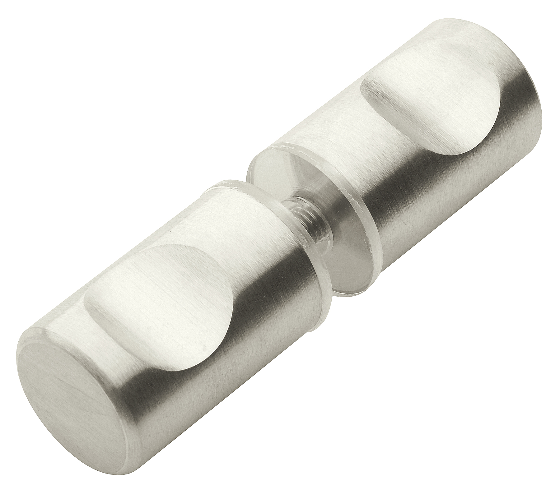 Mont Hard Double Sided Knob in Brushed Nickel Finish for Frameless
