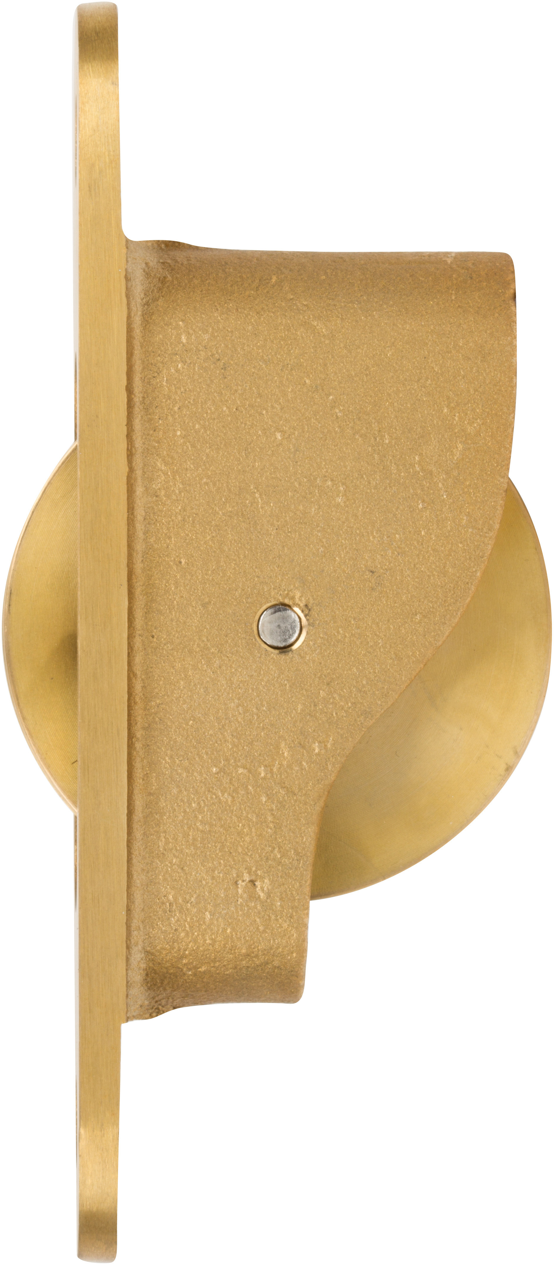 Solid Brass Window Sash Pulley with Precision Bearing Wheel