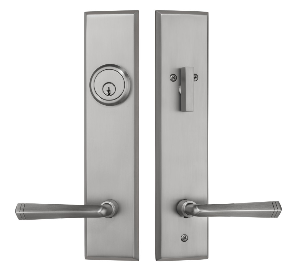 rockwell verano entry door lock handleset with quattro lever in