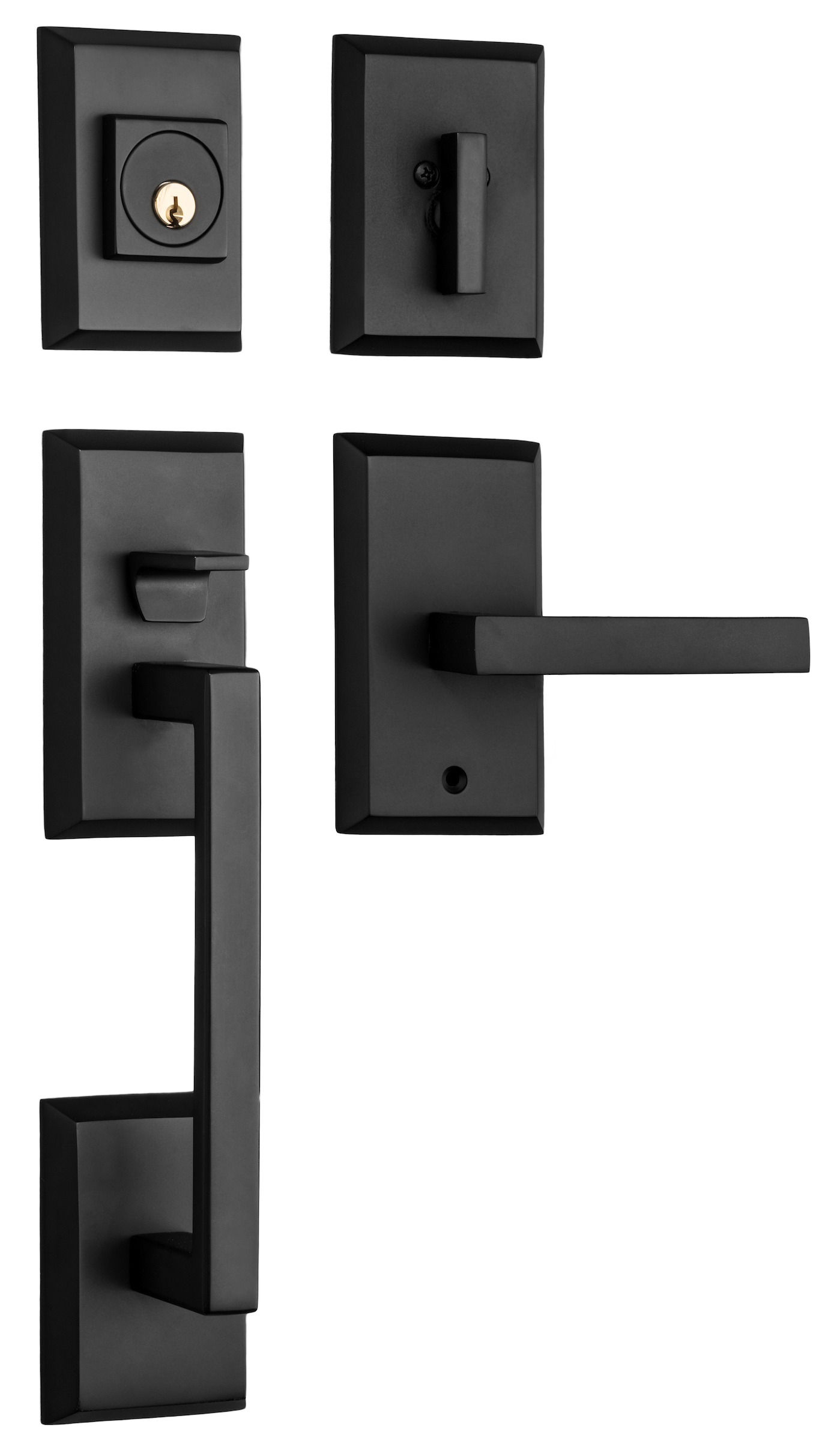 Rockwell Premium Zenia Entry Door Handle set Oil Rubbed