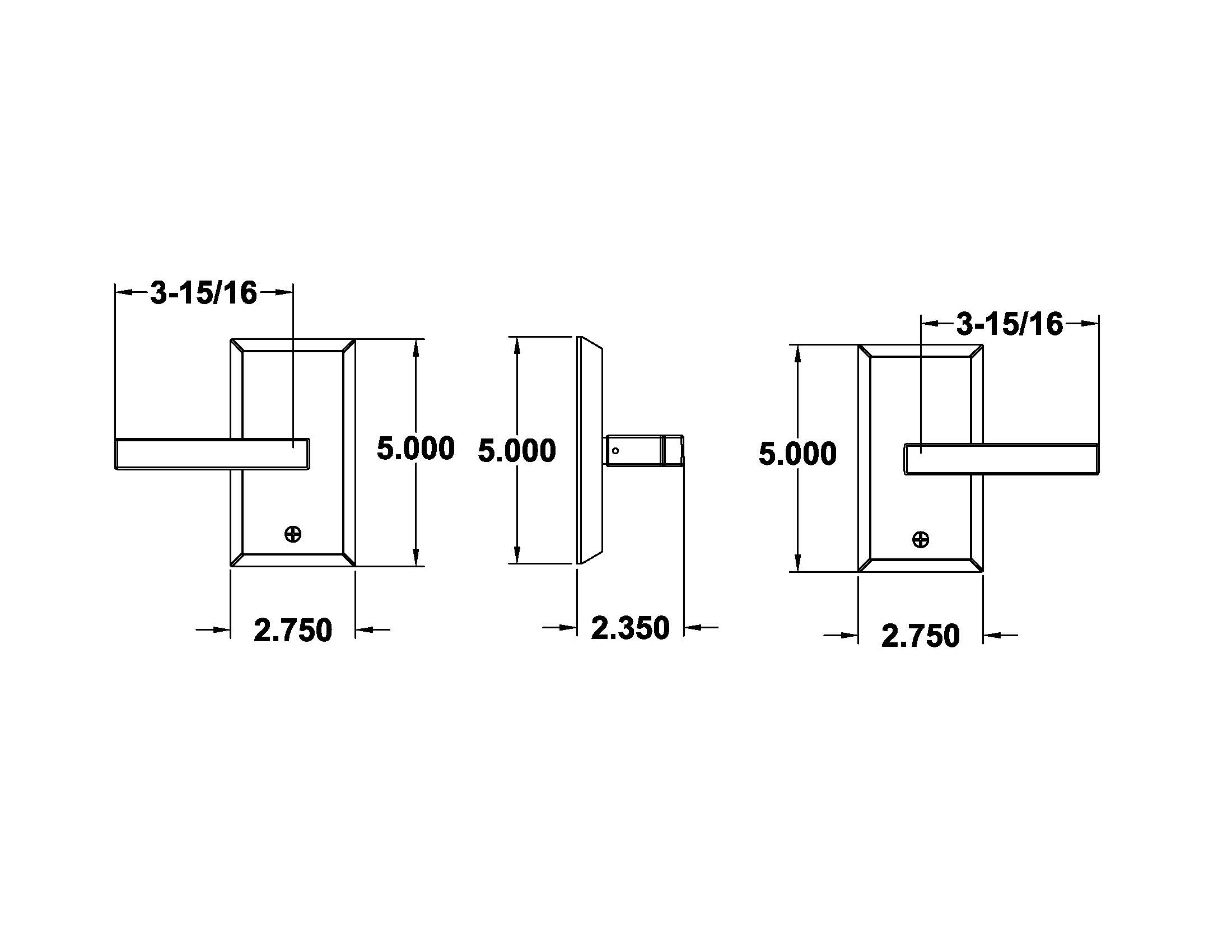 rockwell-premium-aqua-solid-brass-passage-set-delta-lever-brushed-nickel