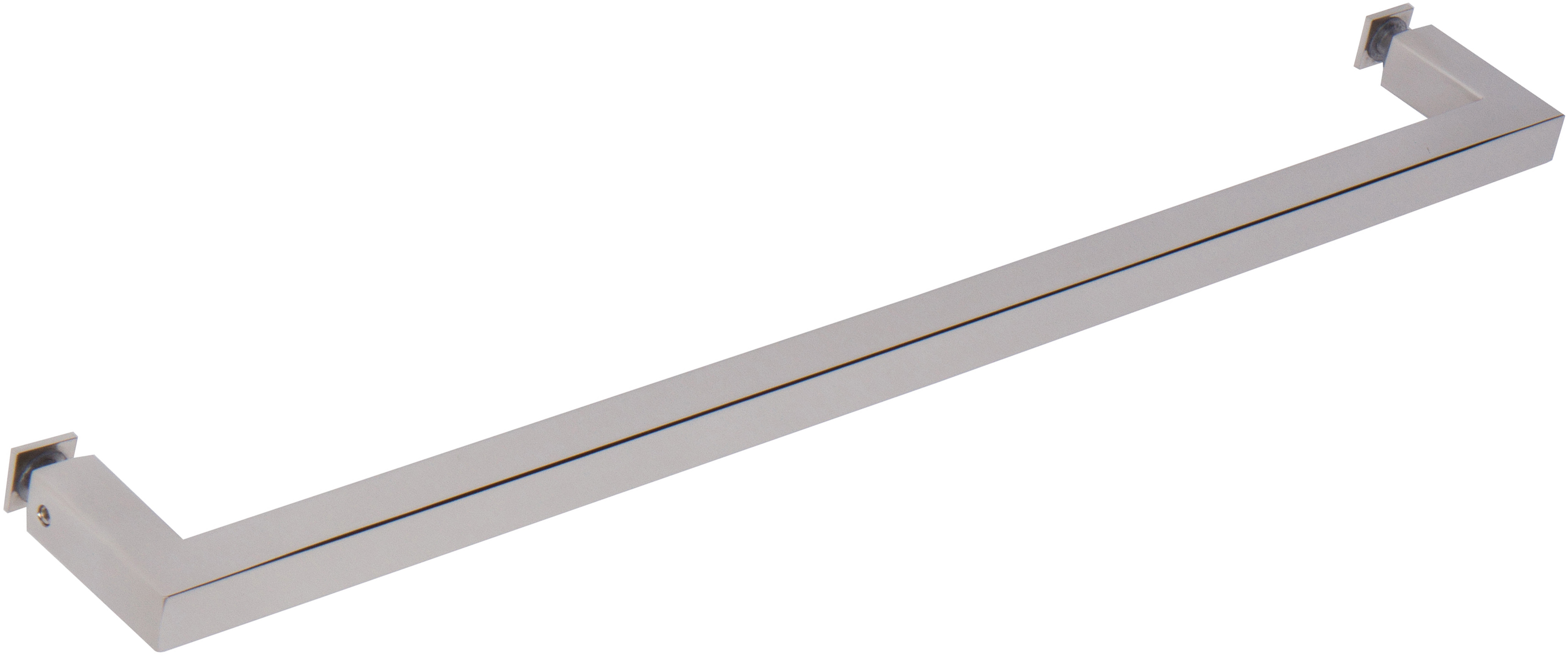 28" Square Corner Single Side Towel Bar in Polished Chrome finish