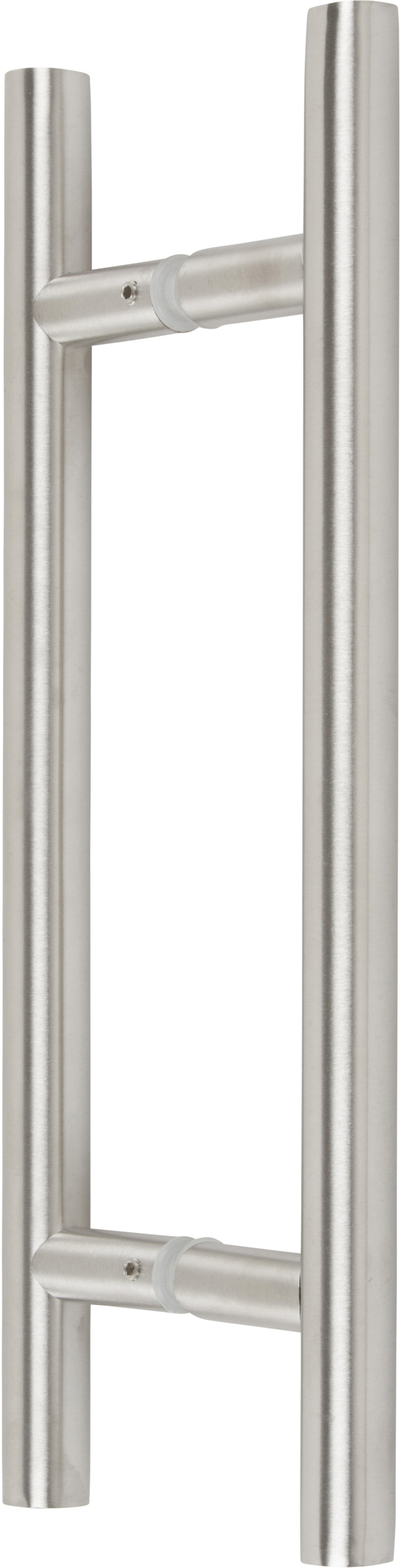 Rockwell Back to Back Ladder Type Shower Door handle in Brushed Nickel