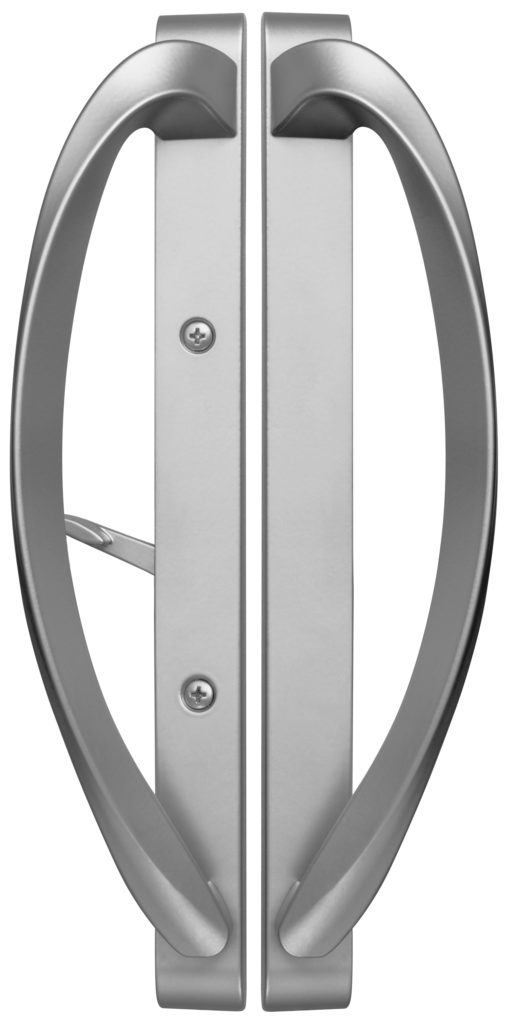 Rockwell Modena Contemporary Sliding Door handle in Misty Gray