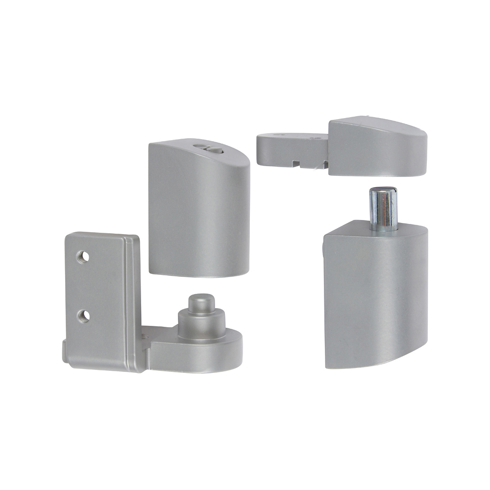 BOTTOM portion Offset Pivot Right Hand in Aluminum Finish door hardware door handles Durable commercial & residential locks 