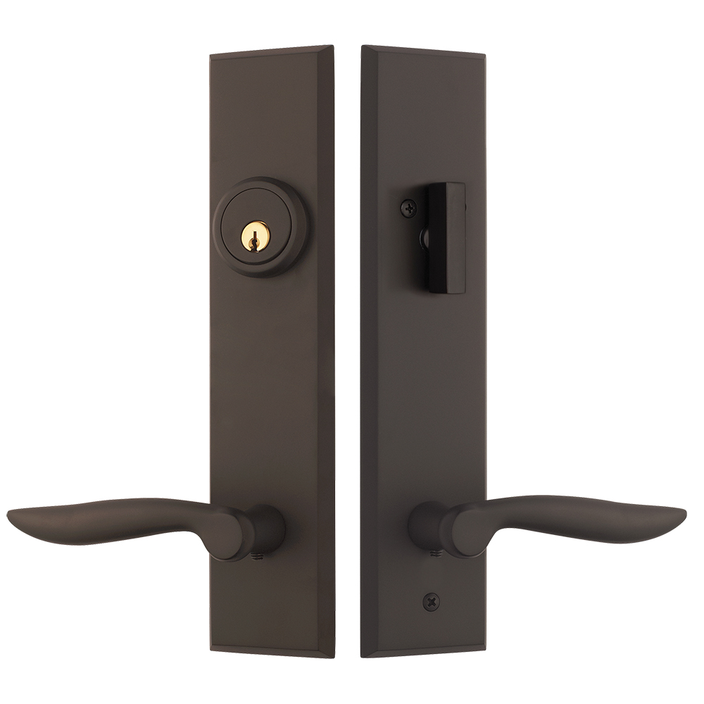 Entry Door Handle Set, Dahli Lever