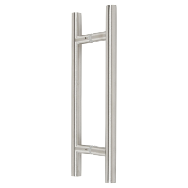Rockwell 8" Ladder Pull for Shower Doors Brushed Nickel