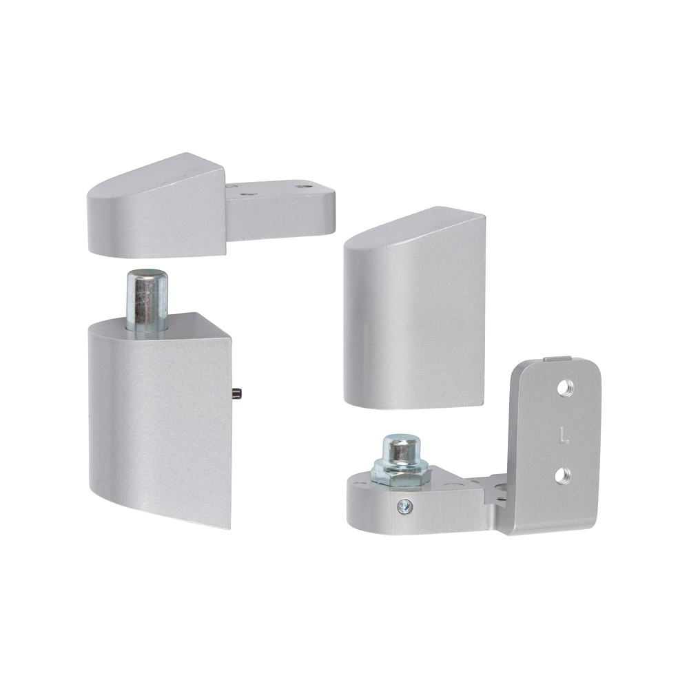 thumbnail image 2 of Commercial Door Offset Pivot - Left Hand, Aluminum Finish - Heavy Duty Door Hinge For Commercial Use 2 of 11