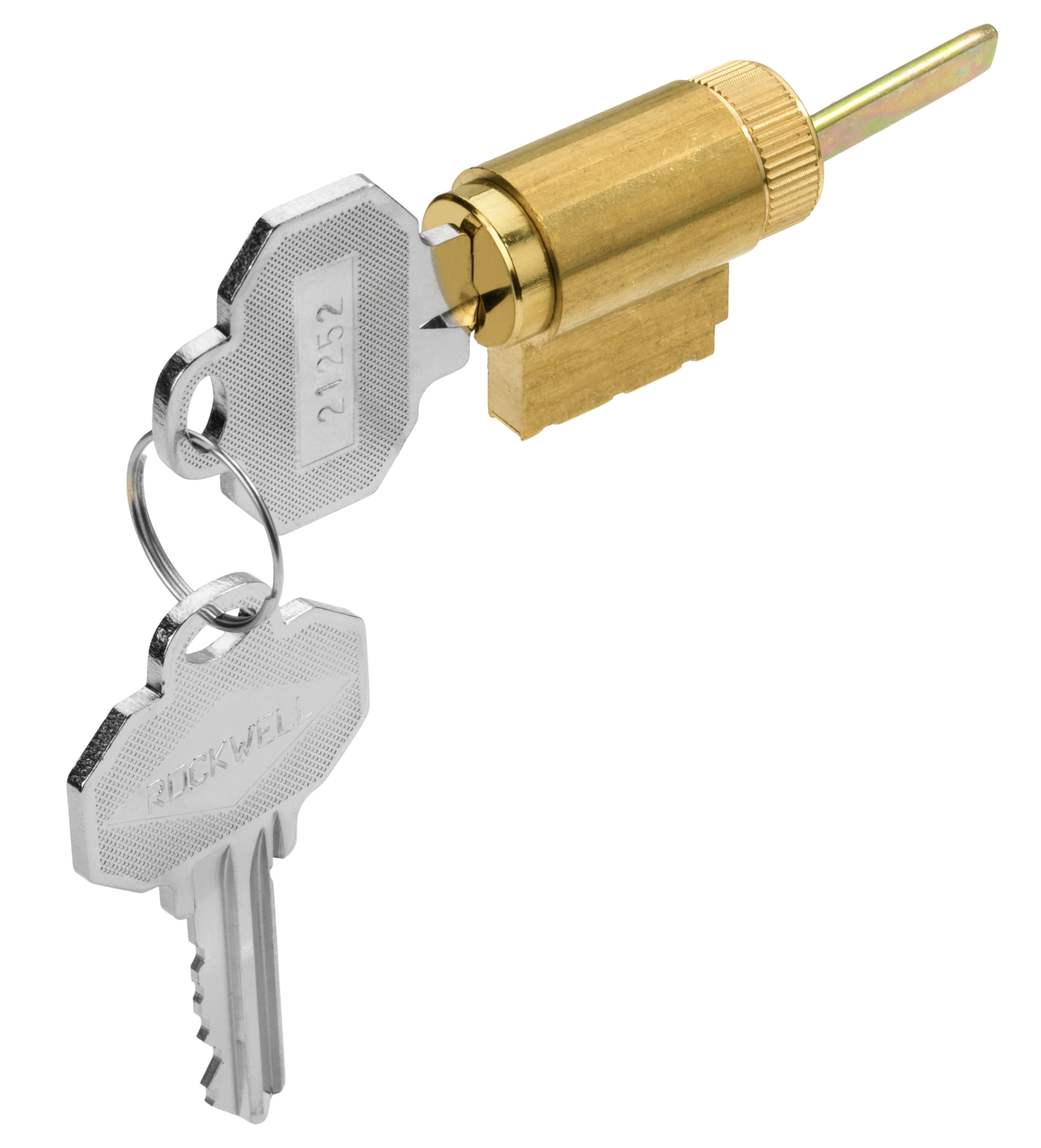 Brass Keylock Cylinder Rockwell Security