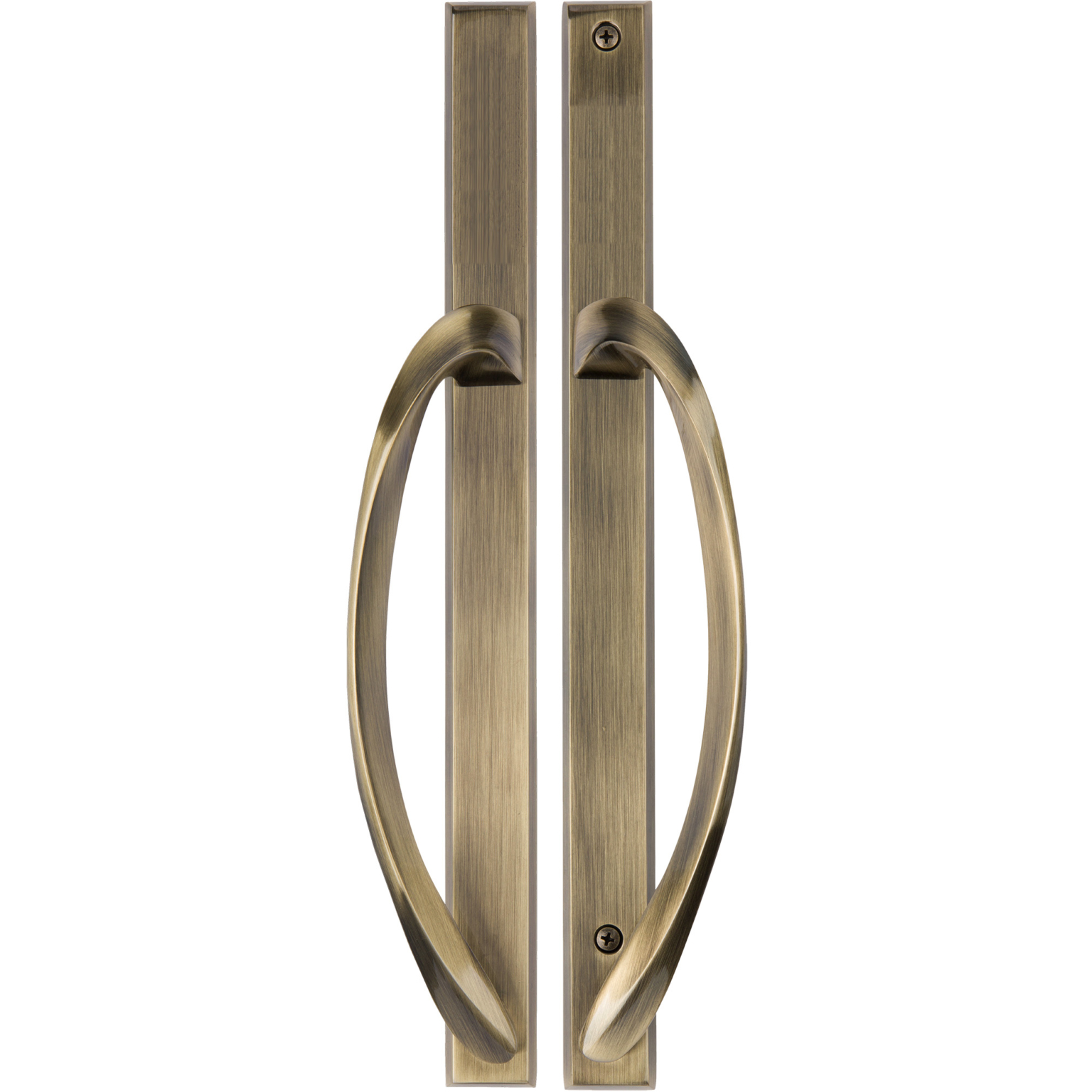 Laguna Dummy Sliding Patio Door Handle Antique Brass